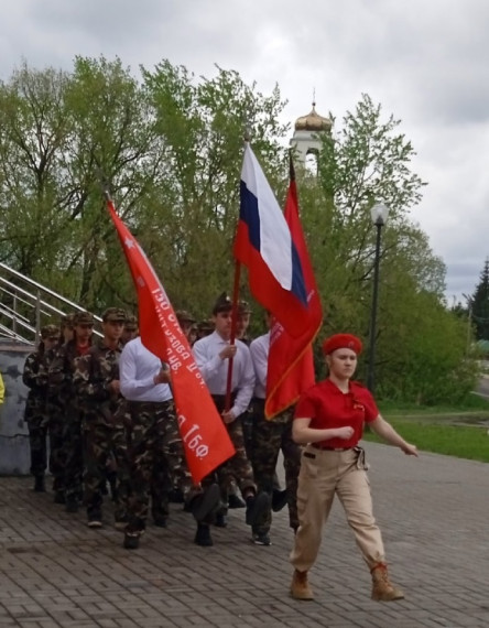 Смотр строя и песни, посвященный 78 годовщине Победы в Великой Отечественной войне.